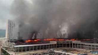 Çin'de araç fabrikasında büyük yangın! BYD'den açıklama geldi