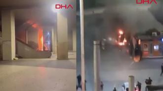 Taksim Metro İstasyonu'nda asansörde yangın çıktı
