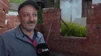 Karadeniz zekası yine şaşırttı! Duvar yıkılmadan taşındı, herkes şaşkın: Daha önce de yapmıştım