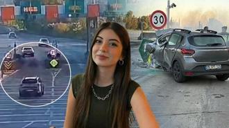 25 yaşındaki doktor Beyza yanarak can vermişti! Feci kaza kamerada