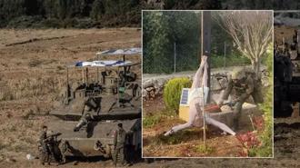 Lübnan'da İsrail askerinden skandal görüntü! İsa heykelini baltayla parçaladı