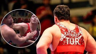 Avrupa Güreş Şampiyonası'nda Rıza Kayaalp finale yükseldi! Rakip güreşçiden skandal hareket