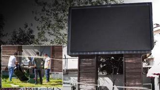 Şehrin göbeğinde korkunç olay! Reklam panosunun ayağında insan cesedi bulundu