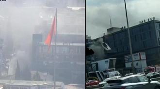 Pendik'te iş yerinde yangın! Ekipler sevk edildi