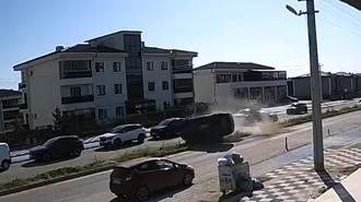 Çorlu’da korkutan kaza! Otomobil takla attı: 2'si çocuk, 5 yaralı