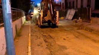 Eyüpsultan'da kazı çalışması sırasında havan topu mermisi bulundu