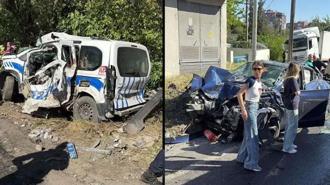İzmir Bornova'da freni arızalanan TIR 6 araca çarptı. Ölü ve yaralılar var