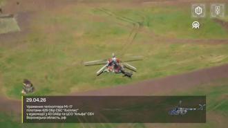 Ukrayna: Rusya'nın Voronej bölgesinde Rus ordusuna ait 2 helikopteri hedef aldık