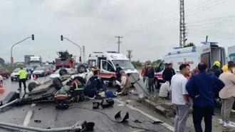 Aydın'da takla atan araç ters döndü! Çok sayıda yaralı var