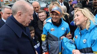 Cumhurbaşkanı Erdoğan, İpek Yolu Rallisi katılımcıları ile buluştu