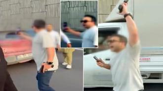 Trafikte tartıştığı kişinin önüne kesen polis silahını çekti: Sana hayatında yazılabilecek en ağır cezayı yazacağım