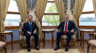 Dışişleri Bakanı Hakan Fidan, IKBY Başbakanı Barzani ile İstanbul'da görüştü