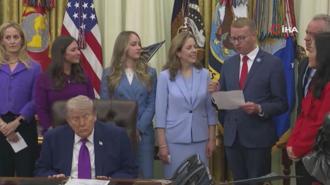 Beyaz Saray'daki görüntü gündem oldu! Trump, kameralar önünde uyuyakaldı