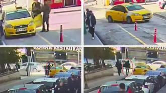 Burdur’da film sahnesini aratmayan anlar! Çalınan taksinin peşinden koşup aracını geri aldı