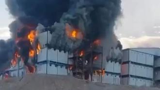Kahramanmaraş'ta şantiye alanında yangın: 1 ölü, 6 yaralı