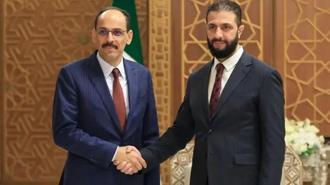 MİT Başkanı İbrahim Kalın Suriye Devlet Başkanı Ahmed eş-Şara ile görüştü