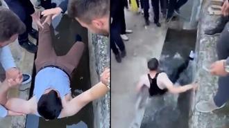 Bolu’daki asırlık gelenek! Bayram namazına gitmeyenleri yataktan alıp buz gibi suya attılar