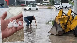 Peş peşe gelen sağanak uyarılarının ardından cadde ve sokaklar göle döndü!