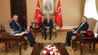 Bakanlar Çiftçi ve Gürlek, Bahçeli'yi ziyaret etti