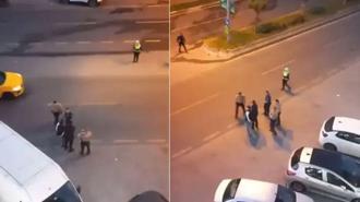 Başakşehir'de iş yerine silahlı saldırı düzenleyen şüpheliler suçüstü yakalandı