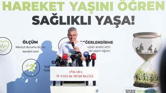 Bakan Memişoğlu, 'Hareket Yaşını Öğren, Sağlıklı Yaşa' kampanyasını başlattı