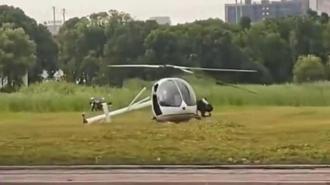 Acil iniş yapan helikopter kontrolden çıktı! Yaralılar var