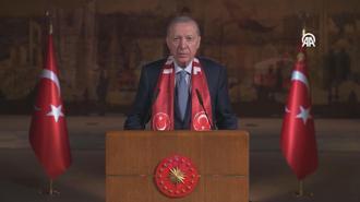 Cumhurbaşkanı Erdoğan A Milli Futbol Takımı'na video mesajla başarı diledi
