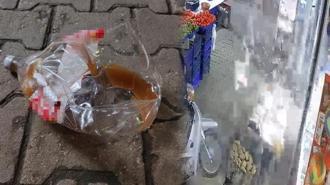 Bomba gibi patladı! Kamera saniye saniye o anları kaydetti