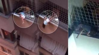 Denizli'de yürekleri ağza getiren kayıt! Çığlık çığlığa çaresizce izlediler