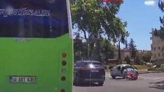 Otomobil ile çarpışan motosikletin sürücüsü yaralandı