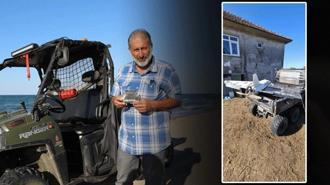 Sahilde bulduğu İHA'yı jandarma karakoluna taşıdı: Yapay zekaya sordum