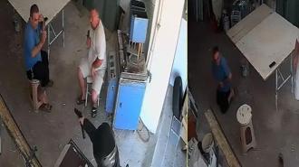 İş yerine silahlı baskın! Peş peşe kurşunların hedefi oldu; görüntüler kan dondurdu