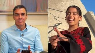 İspanya Başbakanı Sanchez'den Filistinli çocuğa video mesaj! Gazzeli Liyan'ın çizdiği portre cevapsız kalmadı