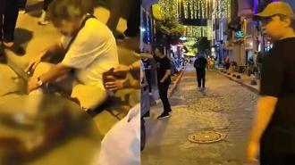 Beyoğlu'nda pitbull cinsi köpek terriere saldırdı; 'Köpeğini kontrol et' diyerek sahibini bıçakladı
