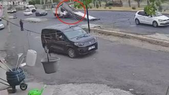 Facianın eşiğinden dönüldü! Sürücü ani fren yapınca...