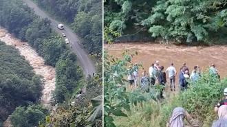 Giresun'da anne ile 2 kızı sel sularına kapıldı! Kardeşlerden birinin cansız bedenine ulaşıldı