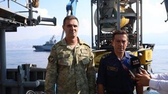 Girne açıklarında batan gemiye ilişkin arama kurtarma faaliyeti yürüten komutanlardan açıklama