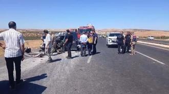 Şanlıurfa'da korkunç kaza! 4 ölü, 2 ağır yaralı