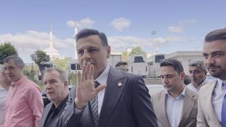 Özgür Çelik ifade vermek üzere Çağlayan Adliyesi'ne geldi