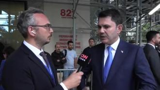 Bakan Kurum New York'ta CNN Türk'e konuştu: BM'de tüm dünyayla eylem planımızı paylaştık