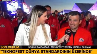 Selçuk Bayraktar TEKNOFEST Şanlıurfa'da CNN Türk'e konuştu: Dünya standardının üzerinde!