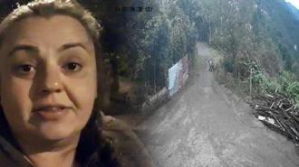 Sabah işe giden kadının karşısına ayı çıktı