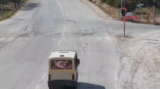 Dronlu denetimden kaçan minibüs sürücüsüne 28 bin lira ceza
