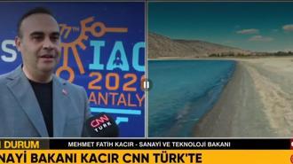 Bakan Kacır CNN Türk'e konuştu: Türkiye en fazla bilimsel başvurusu kabul edilen ülke