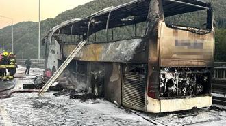 Anadolu Otoyolu'nda yolcu otobüsünde yangın!