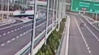 Manisa'da meydana gelen kazanın görüntüleri ortaya çıktı