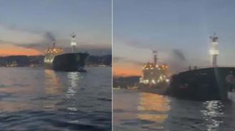 İstanbul Boğazı'nda gemi arızası! Trafik çift yönlü durduruldu