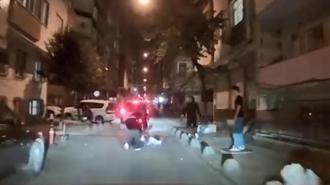 Esenler'de iki kız arkadaş arasında kavga! Saçından tutup yerde sürükledi