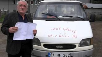1993 model bir kamyonetine gelen cezayı görünce harekete geçti: '16 liraya sakız alınır'