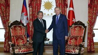 Cumhurbaşkanı Erdoğan, Kamboçya Başbakanı Manet'i kabul etti